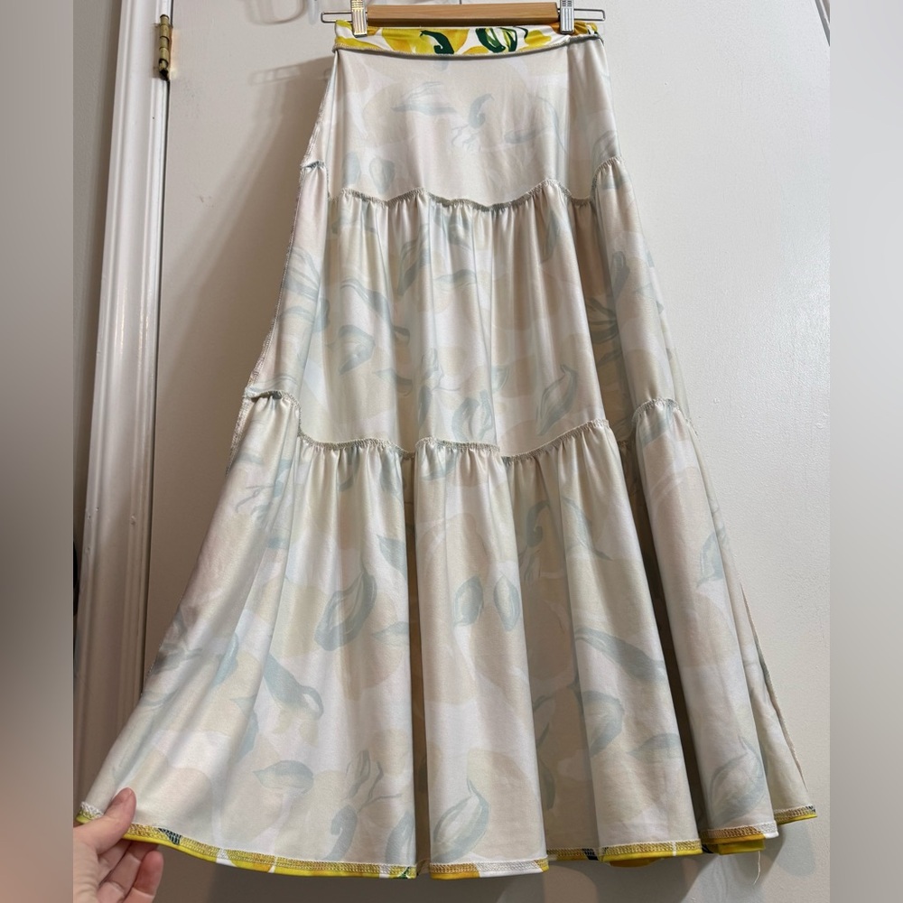 Tiered Lemon Skirt XS - Picture 7 of 11